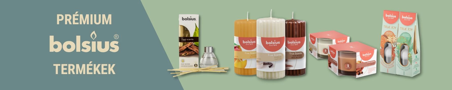 Prémium Bolsius Termékek