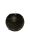 Rusztikus gömb gyertya -  fekete, 8 cm
