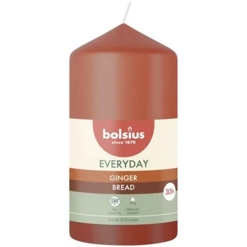 Bolsius EveryDay illatos oszlop gyertya - Mézeskalács