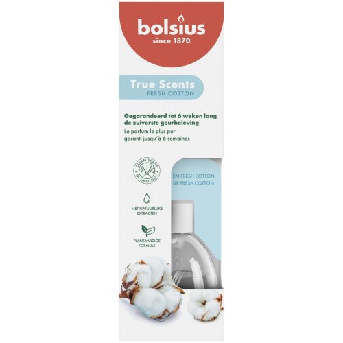 Bolsius pálcás illatosító - Friss pamut, 60 ml