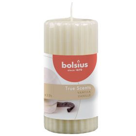 Bolsius illatos bordás oszlop gyertya - Vanília