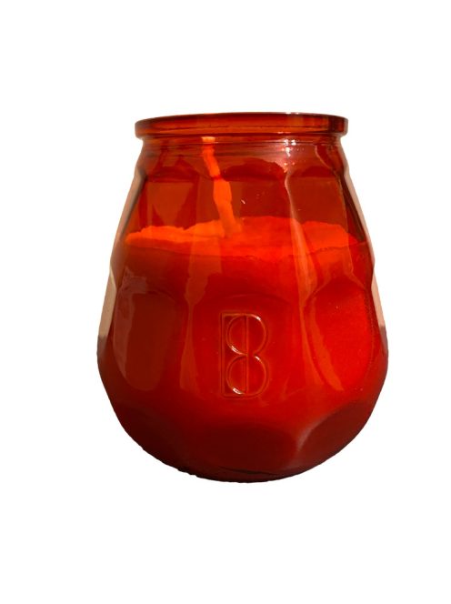 Bolsius poharas üvegcse - piros