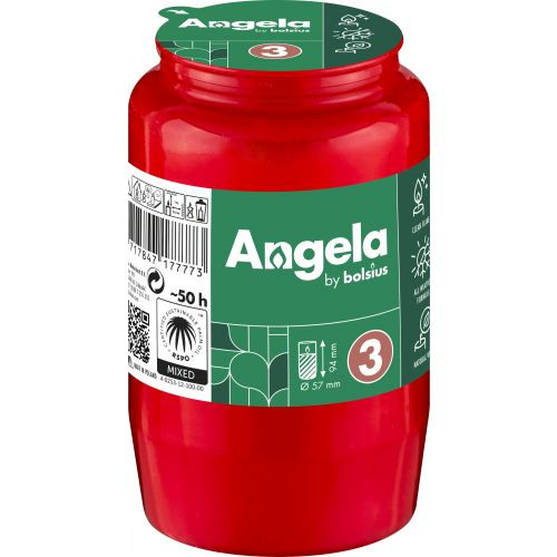 Olaj mécses Compolight (Angela)  - 3 napos, piros