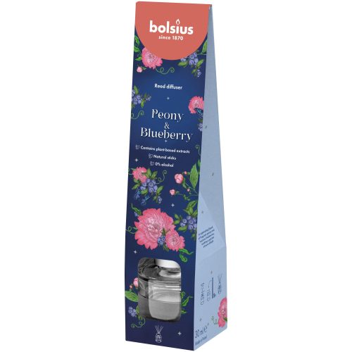 Bolsius pálcás illatosító - Bazsarózsa & Áfonya, 30 ml