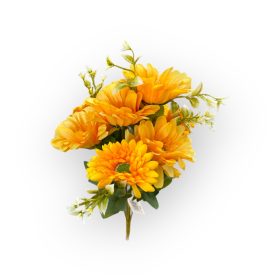Gerbera csokor - 9 ágú - Narancssárga