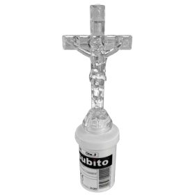 LED gyertya - Kereszt - Hideg fehér fénnyel