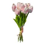 Tulipán csokor - 9 szál - Halvány rózsaszín