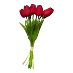 Tulipán csokor - 9 szál - Piros
